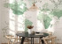 Photo wallpaper Your interior Map green 21556