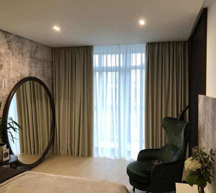 Direct curtains on panoramic windows 20202200