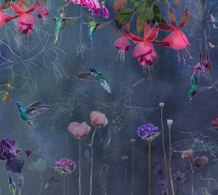 Photo wallpaper Your interior 3D Flowers 21281