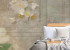 Photo wallpaper Your interior 3D Moldings with flowers 21095