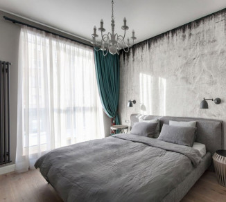 Curtains in a tanhouse bedroom 20208003
