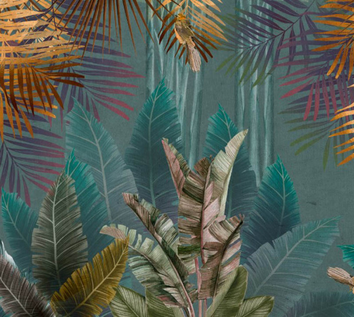 Photo wallpapers Wallstyle Leaves 8240720191