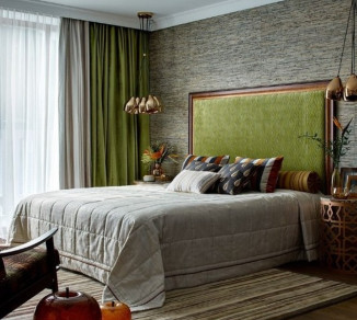 Curtains in the apartment in the bedroom 20207005