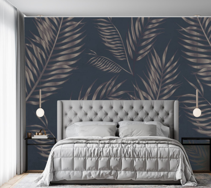 Photo wallpaper Your interior leaves 202375