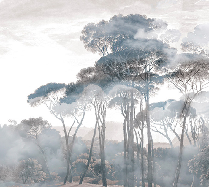 Photo wallpaper Your interior 3D Mysterious forest 21402
