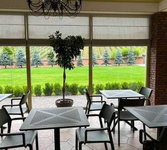 Roman curtains for the summer terrace 20202296