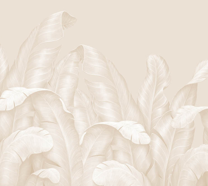 Photo wallpapers Wallstyle Beige leaves 5010720191-4