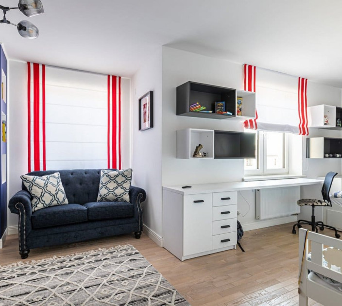 Roman blinds with edging 20202180