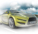 Photo wallpapers Wallstyle Elektrocar 5025