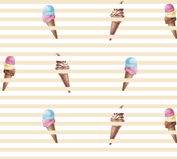 Photo wallpaper Wallstyle Ice cream 1911201826-2