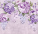 Photo wallpaper Wallstyle Purple hydrangea flowers 5130620197