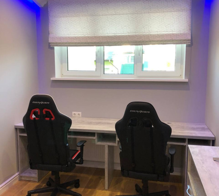 Roman blinds in the boys' room 20202204