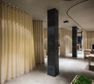 Eyelet curtains for the office 20203037