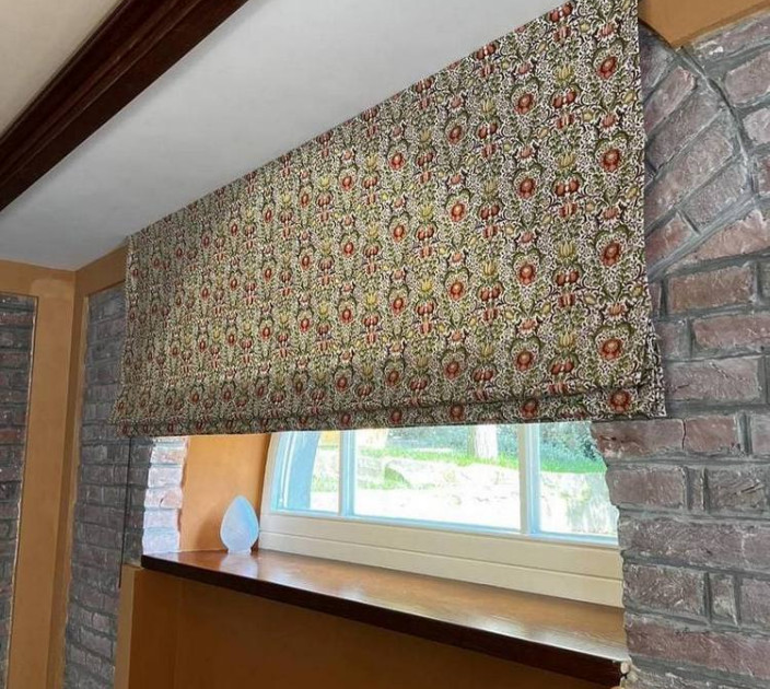 Roman curtain with a pattern 20202170
