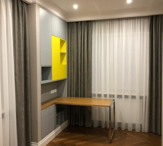 Loft curtains in the office 20202201