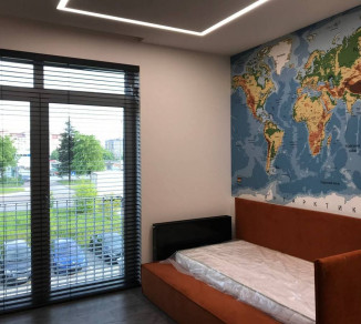 Wooden blinds for balcony doors 20220013