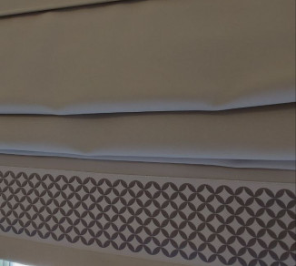 Roman blind with edging 20202318