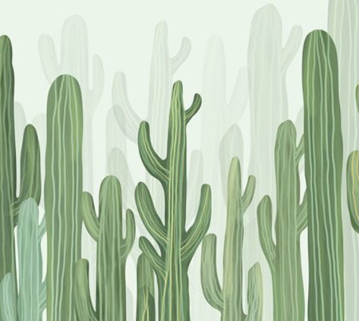 Photo wallpaper Your interior Cacti 20472