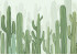 Photo wallpaper Your interior Cacti 20472