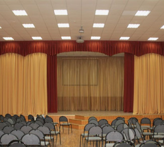 A set of curtains for the stage and assembly hall 20203131