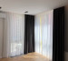 Curtains and tulle for a panoramic bay window 20202285