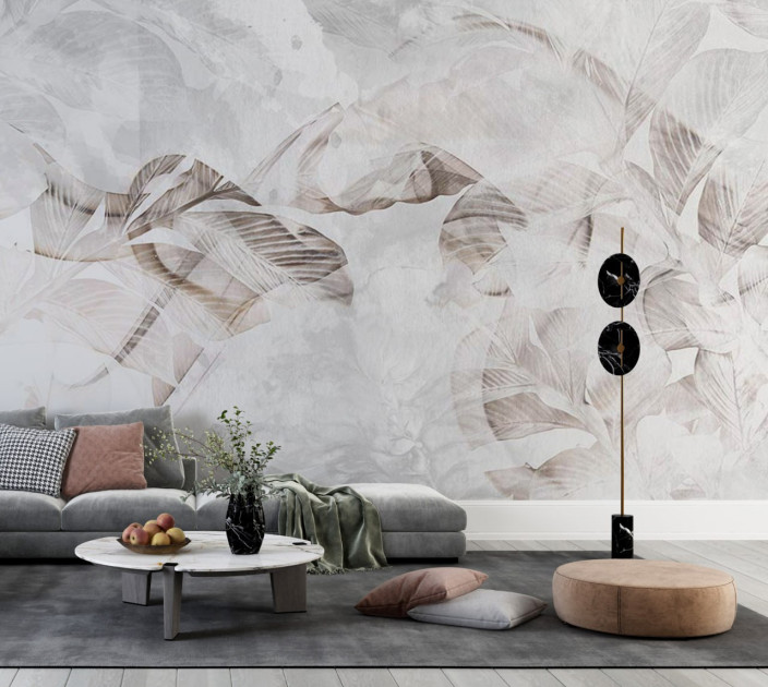 Photo wallpaper Your interior leaves 202380