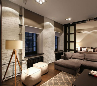 Curtains - shutters in the studio apartment 20204004