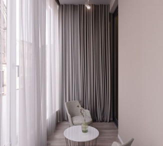 Curtains for a balcony-loggia 20201022