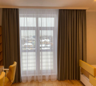 Straight curtains for teenagers' bedroom 20202202