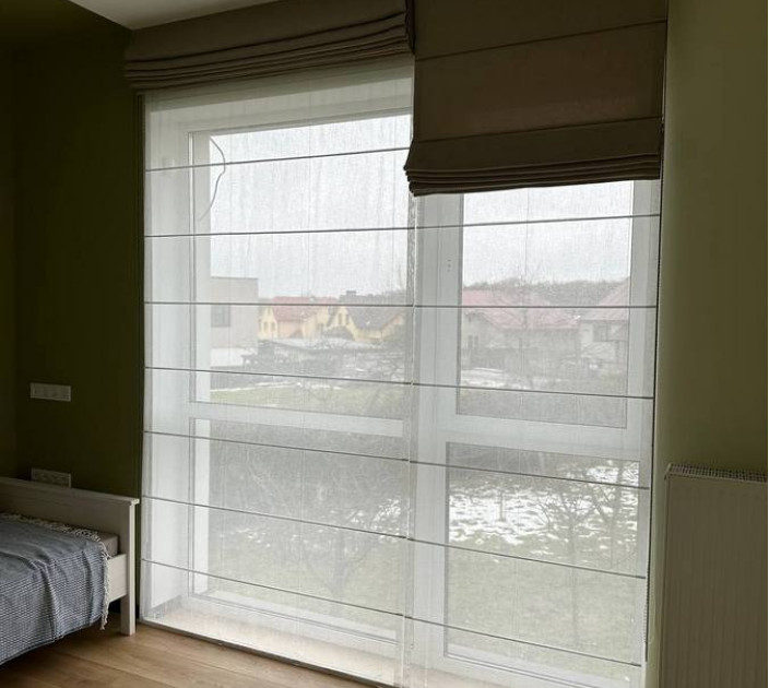 Double Roman blinds for panoramic windows 20220019
