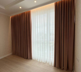 Velvet curtains for panoramic windows 20202283