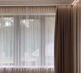 Straight curtains for the house 20202219