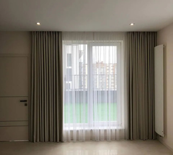 Curtains and tulle for panoramic windows 20202212