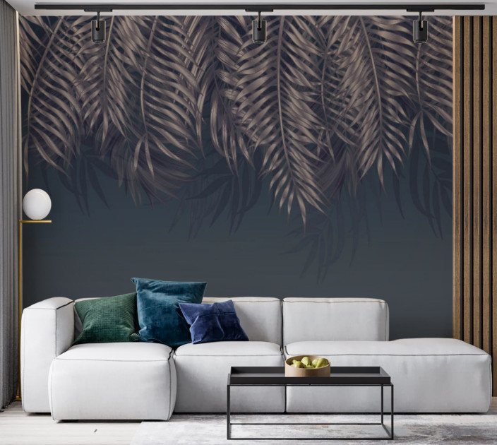 Photo wallpaper Your interior leaves 202373