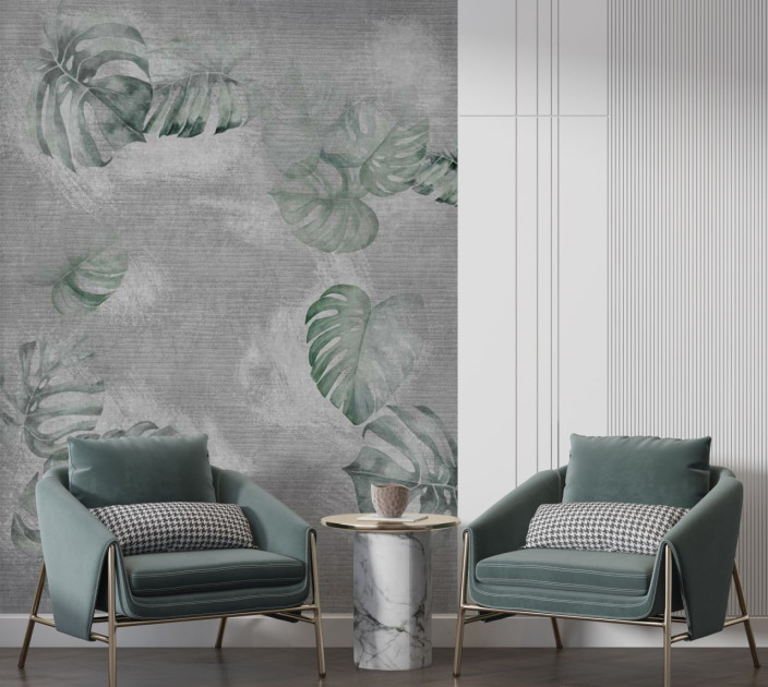 Photo wallpaper Your interior leaves 202371