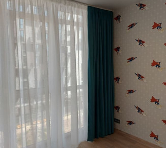 Straight curtains in the children's room 20202291