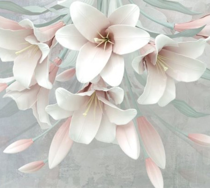 Photo wallpaper Your interior 3D Flowers 20486